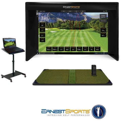Image of Ernest Sports ES Tour Plus Launch Monitor/Simulator - StrikinGolf