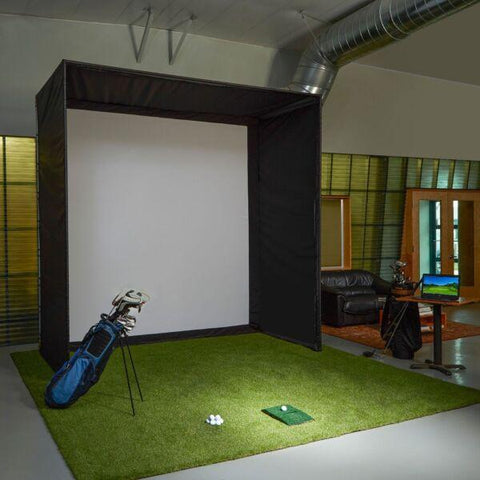 Image of StrikinBay™ - Simulator Screen Enclosure Kit - StrikinGolf