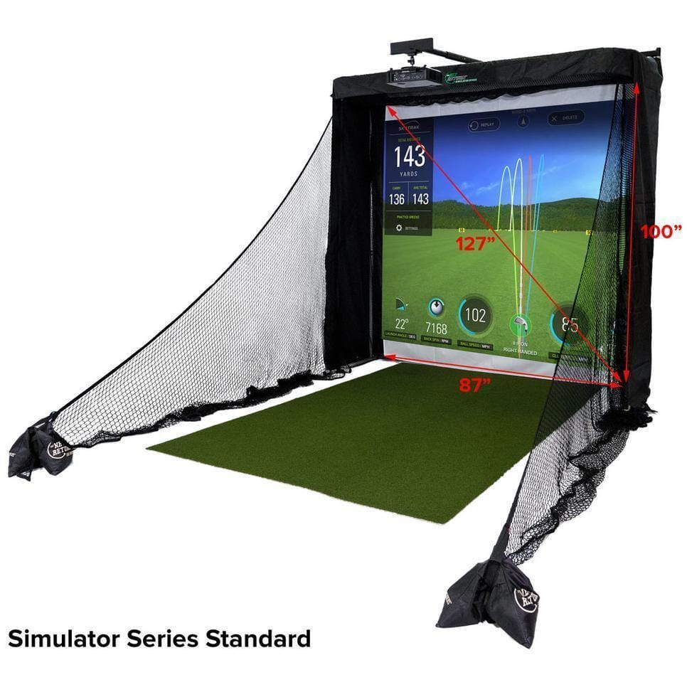 The Net Return Simulator Series Golf Net & Screen - StrikinGolf