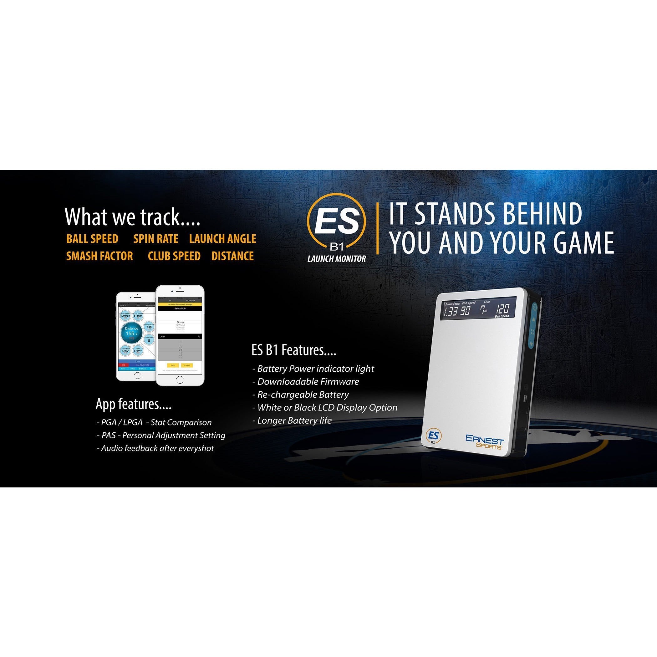Ernest Sports ESB1 Golf Launch Monitor - StrikinGolf