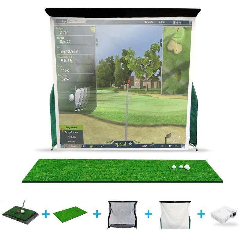 Golf In A Box 3 | Optishot Simulator Package - StrikinGolf